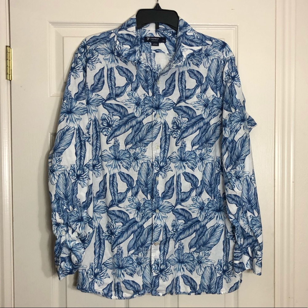 Men’s Floral Button Down Shirt